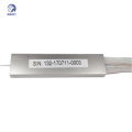 Wanbao FTTH 1X32 ports fiber optic PLC splitter mini steel tube module SC UPC connectors
